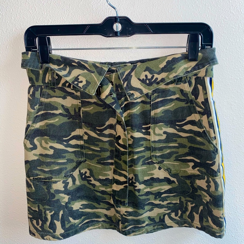 Camouflage Mini Skirt